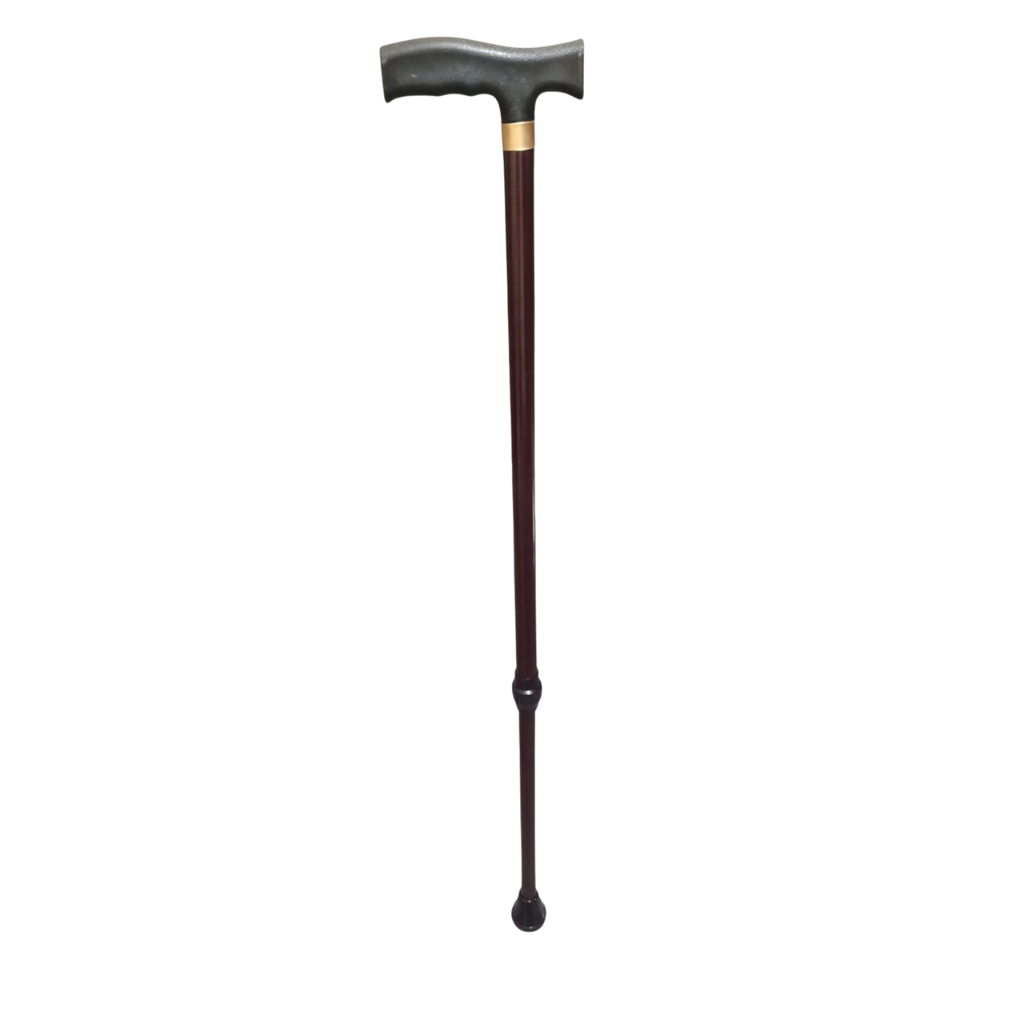 Classic Wooden Walking Stick with Ergonomic Handle