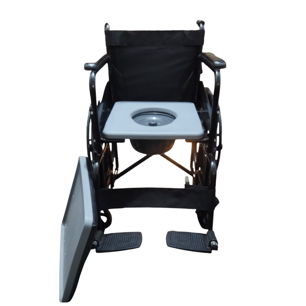 Powder Coating Commode Wheelchair
