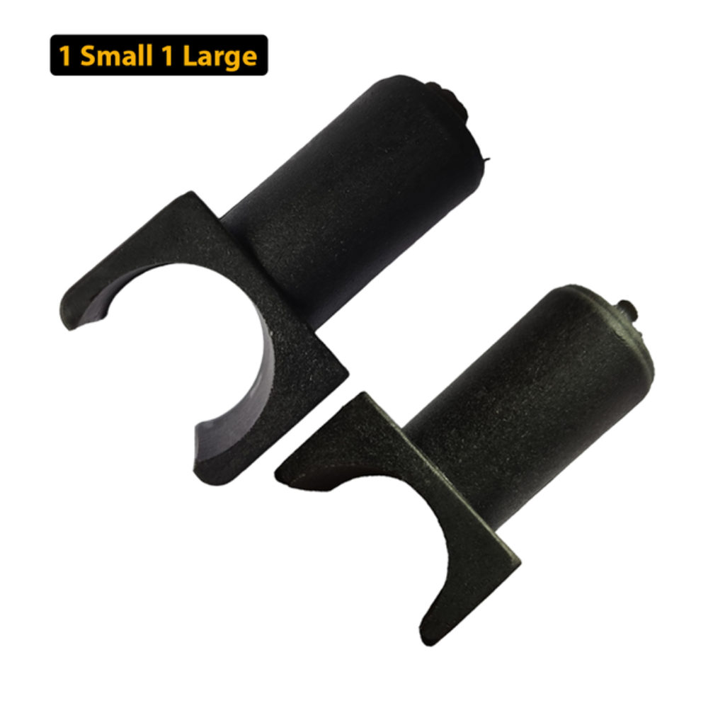 Black Nylon Seat Rail Glide for Fixed Arm Wheelchair