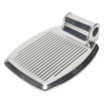Wheelchair Footrest - Replacement Aluminium Foot Plate - Without Road Foot Rest