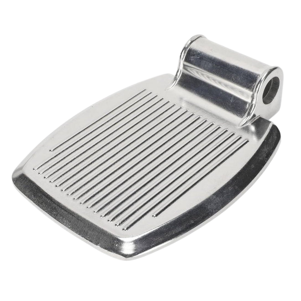 Wheelchair Footrest - Replacement Aluminium Foot Plate - Without Road Foot Rest